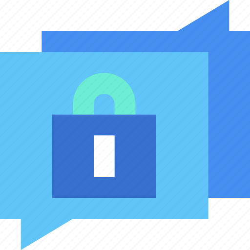 Secure chat, protection, message, security, password, communication icon - Download on Iconfinder