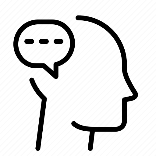 Speaking, speech bubble, thinking, thought icon - Download on Iconfinder