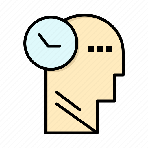Head, mind, thoughts, time icon - Download on Iconfinder
