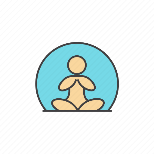 Calm, human, lotus, meditation, mindfulness, person, yoga icon - Download on Iconfinder