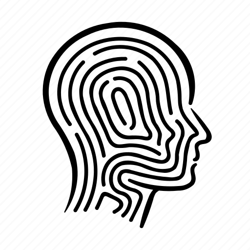 Decision, maze, idea, fingerprint, thinking, head, mind icon - Download on Iconfinder