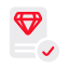 file, gemstone, approve, diamond, document 