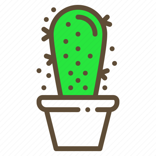 Cactus, plant, pot, succulent icon - Download on Iconfinder