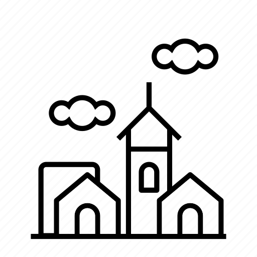 Building, construction, farm, home, house, mountain, real estate icon - Download on Iconfinder