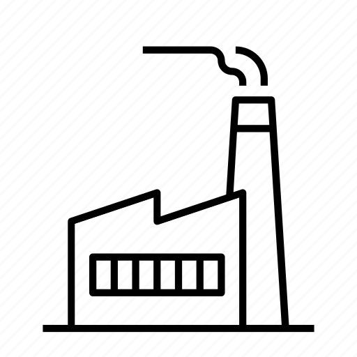 Building, factory, head, industrial, office, plant, production icon - Download on Iconfinder
