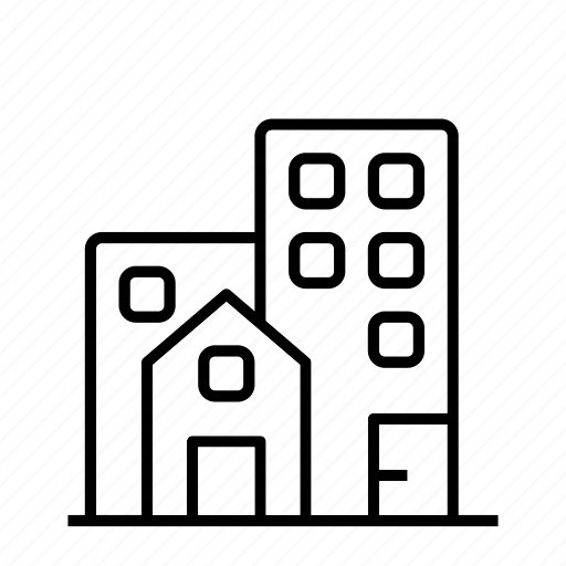 Building, construction, estate, home, house, office, urban icon - Download on Iconfinder