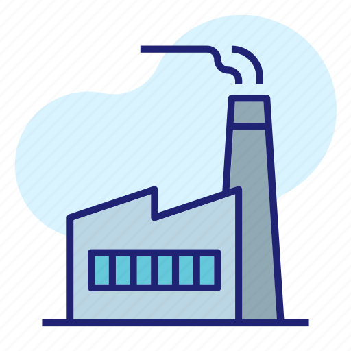Building, factory, head, industrial, office, plant, production icon - Download on Iconfinder