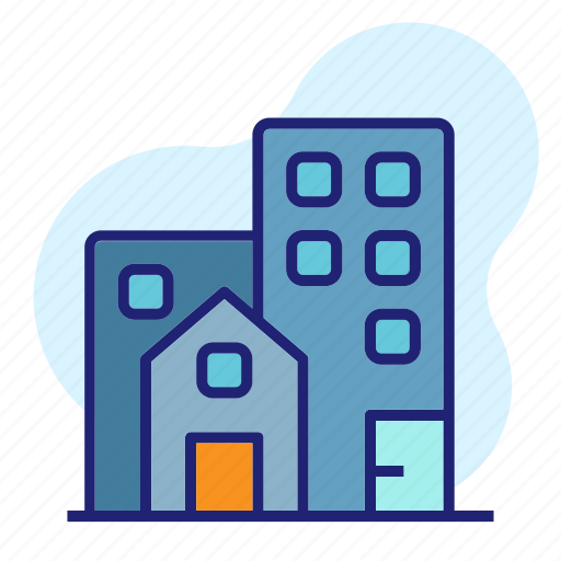Building, construction, house, office, property, real estate, urban icon - Download on Iconfinder
