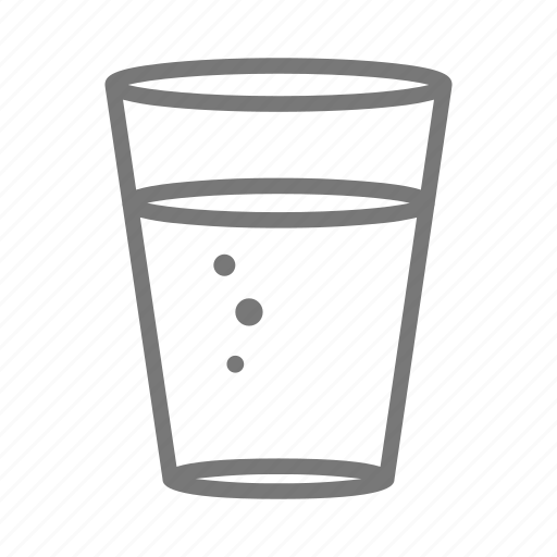 Bedtime, drink, glass, water, glass of water icon - Download on Iconfinder
