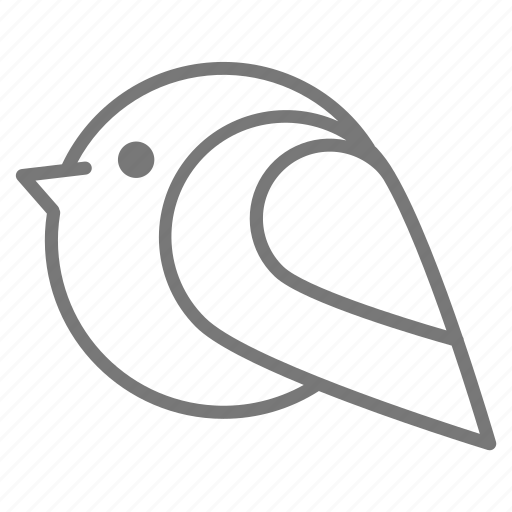 Abstract, bird, round, round bird, fat bird icon - Download on Iconfinder