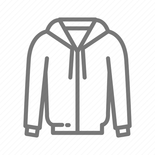 Clothes, hoodie, zip-up, shirt, clothing icon - Download on Iconfinder