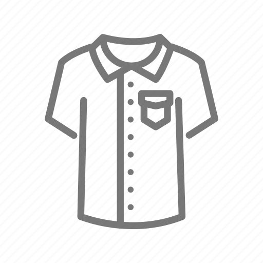 Clothes, shirt, pocket, short sleeve icon - Download on Iconfinder