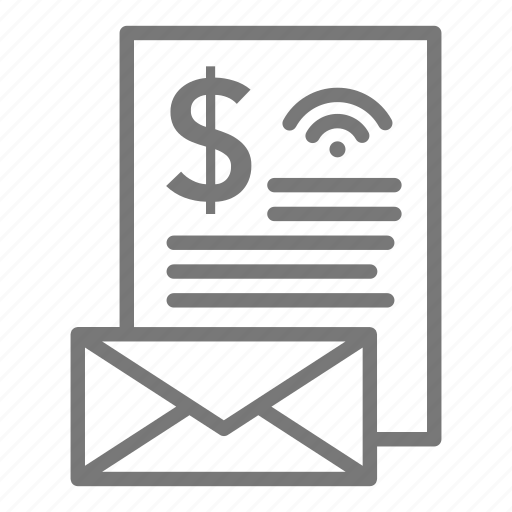 Bill, finance, internet, wireless, wireless bill, wifi bill icon - Download on Iconfinder
