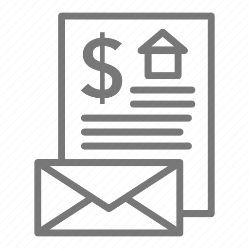 Bill, finance, house, rent, mortgage, rent bill, mortgage bill icon - Download on Iconfinder
