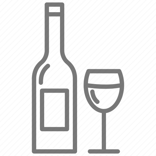 Alcohol, bottle, cork, glass, wine, wine bottle, wine glass icon - Download on Iconfinder