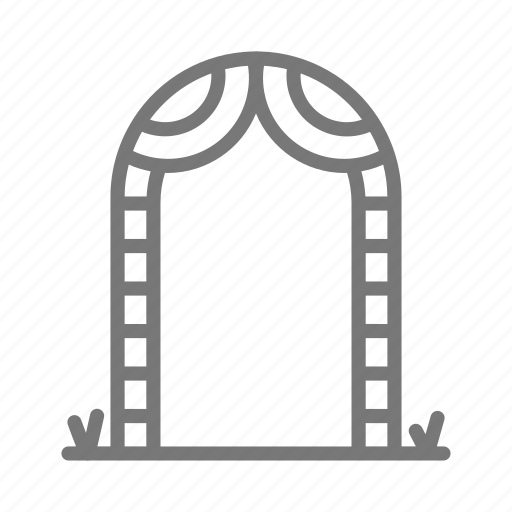 Arch, patio, pergola, trellis, wedding arch icon - Download on Iconfinder