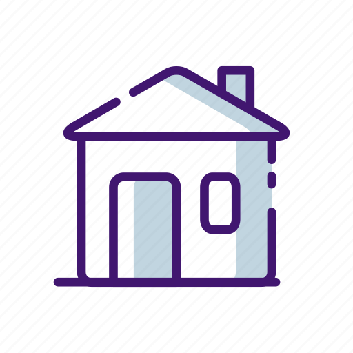 Back, blue, home, illustration, minimalist, purple icon - Download on Iconfinder