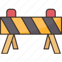 barrier, warning, prevent, safety, construction
