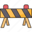 barrier, warning, prevent, safety, construction 
