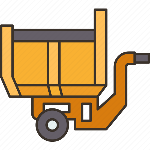 Wheelbarrow, cart, transport, load, carry icon - Download on Iconfinder