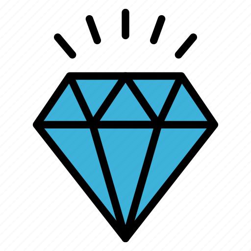 Diamond, gem, jewel, mining, stone icon - Download on Iconfinder