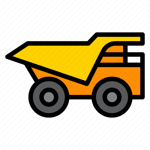 Load, mining, transportation, truck, vehicle icon - Download on Iconfinder