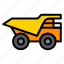 load, mining, transportation, truck, vehicle 