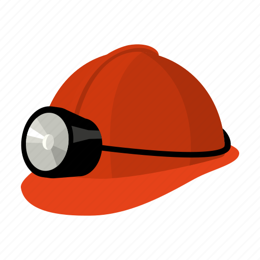Equipment, helmet, lantern, miner, protection icon - Download on Iconfinder