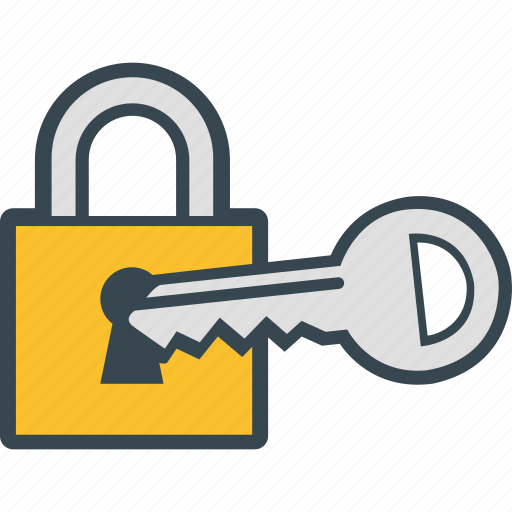 Key, lock, open, opening, padlock icon - Download on Iconfinder