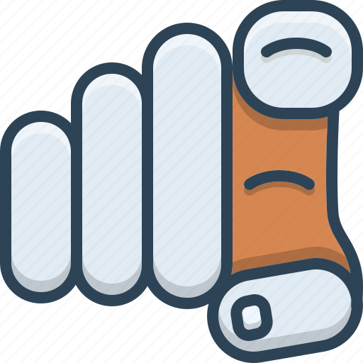 Finger, gesture, gesturing, hand, point, you icon - Download on Iconfinder