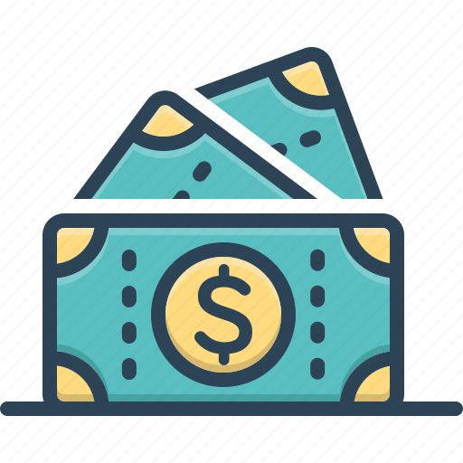 Cash, currency, mammon, moolah, penny, piles, wealth icon - Download on Iconfinder