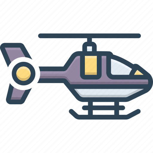Aircraft, aviation, chopper, helicopter, journey, passenger, rotate icon - Download on Iconfinder