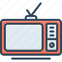 broadcast, broadcasting, cinema, entertainment, television, vintage