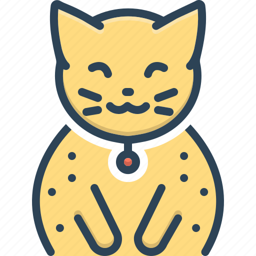 Animal, cat, cute, domestic, kitten, sitting icon - Download on Iconfinder