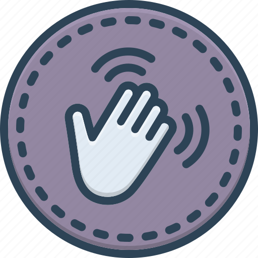 Acknowledge, finger, goodbye, hello, hey, hiya, howdy icon - Download on Iconfinder
