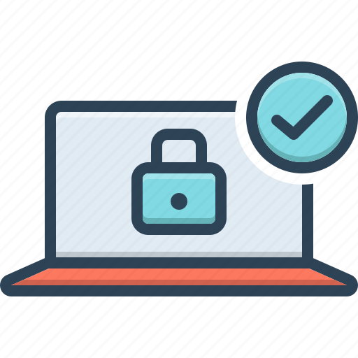 Certain, cyber, padlock, privacy, protected, safe, secure icon - Download on Iconfinder