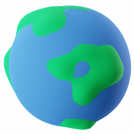 Globe, world, global, earth, internet, planet, map 3D illustration - Download on Iconfinder