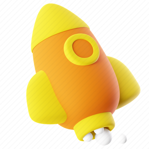 Rocket, spaceship, launch, startup, space, spacecraft, business 3D illustration - Download on Iconfinder