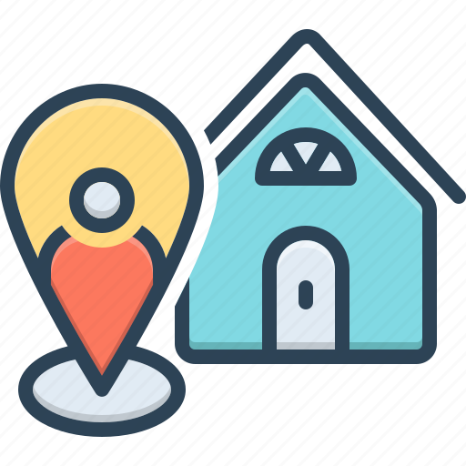 Indicator, local, localization, map, marker, nearby, neighborhood icon - Download on Iconfinder
