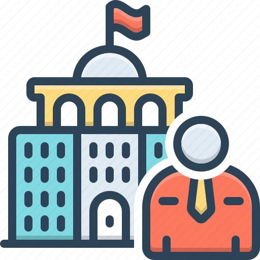 Architecture, government, minister, parliament, politician, undersecretary icon - Download on Iconfinder