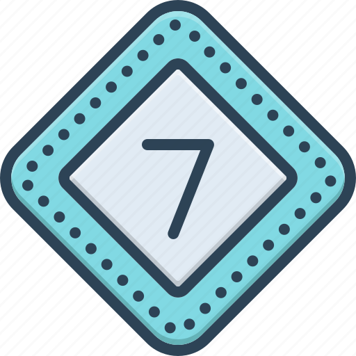 Count, date, letter, number, numerical, seven icon - Download on Iconfinder