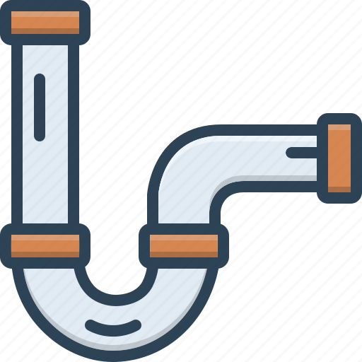 Pipe, construction, faucet, drainage, sewerage, plumbing, water pipeline icon - Download on Iconfinder
