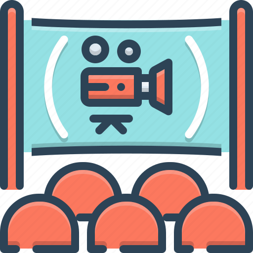 Audience, filming, making, manufacturing, people, production, video icon - Download on Iconfinder