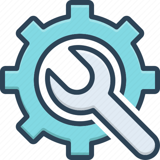 Preference, config, gearwheels, service, settings, machine, wrench icon - Download on Iconfinder