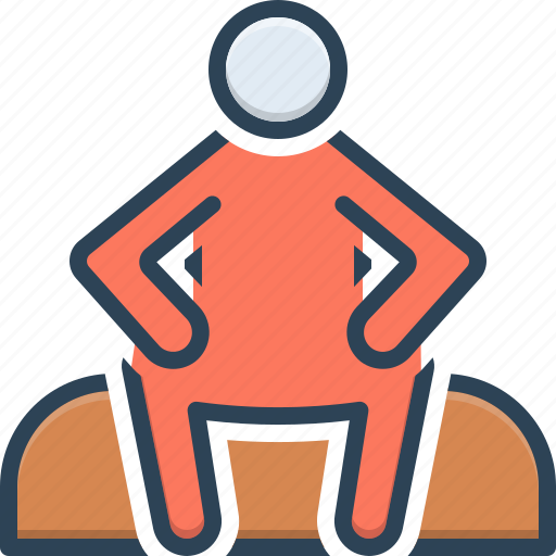 Sit, relax, alone, lonely, unhappy, sitting, sit down icon - Download on Iconfinder