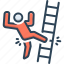 slip, injury, mistake, ladder, accident, slip and fall, tripping on stairs