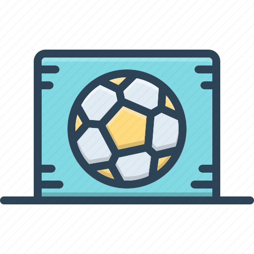 In, inside, ball, goal, soccer, competition icon - Download on Iconfinder