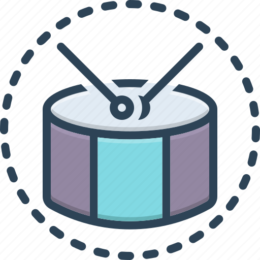 Drum, drummer, music, drumstick, instrument, play icon - Download on Iconfinder