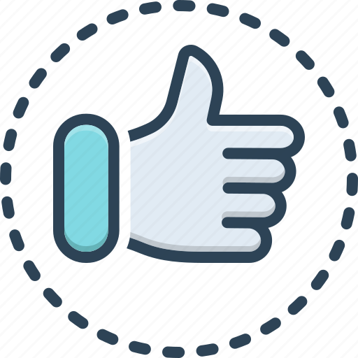 Favour, approve, agree, thumb, satisfaction, first choice icon - Download on Iconfinder