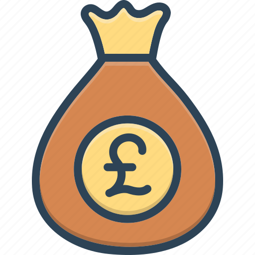 Pounds, currency, moneybag, capital, cash, finance, british currency icon - Download on Iconfinder
